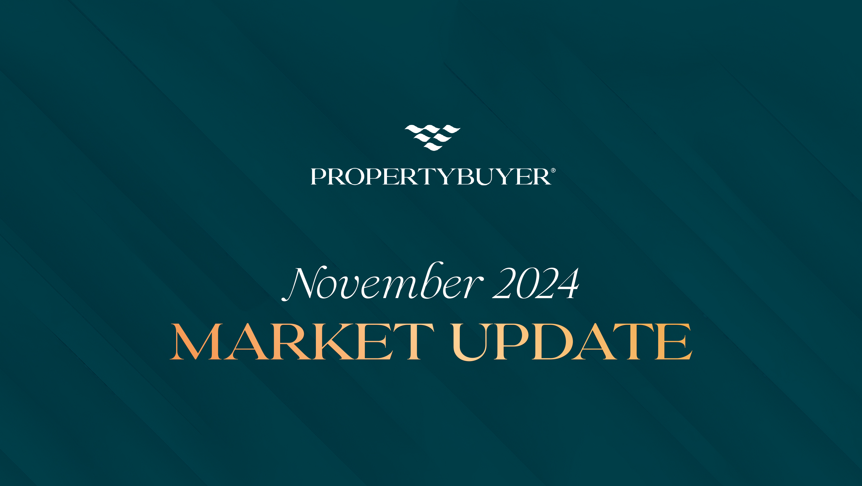 Featured image for Buying Before the Next Boom - November Market Update 2024